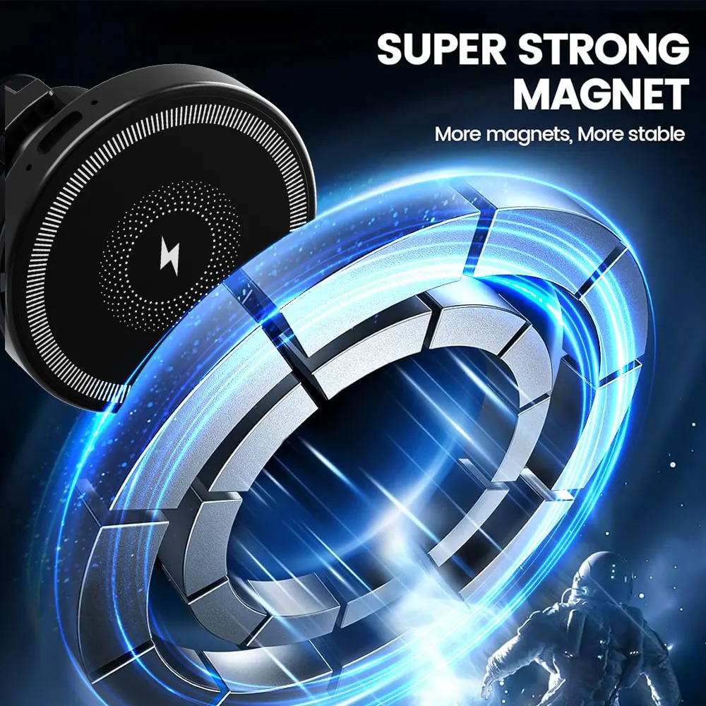 Magnetic Wireless Car Charger  - đánh giá và giá Magnetic Phone Holder For Car Vent