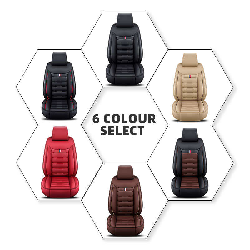 Universal Car Seat Covers Mats - đánh giá và giá Leather Car Seat Covers Full Set Universal