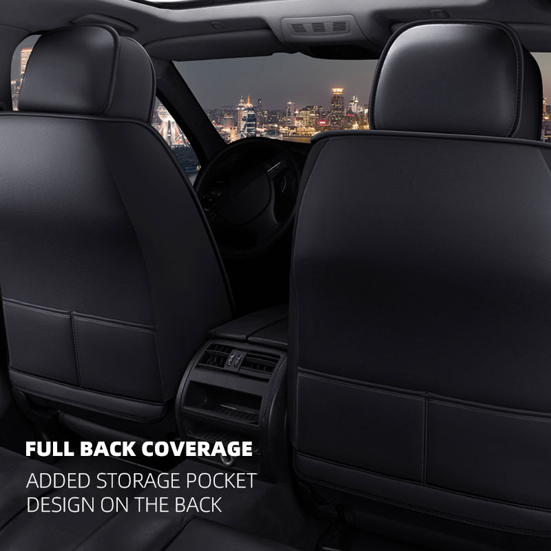 Universal Car Seat Covers Mats - đánh giá và giá Leather Car Seat Covers Full Set Universal