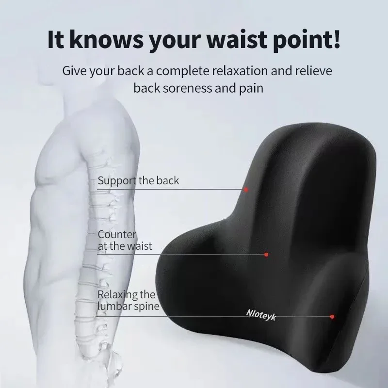 Memory Foam Car Neck Cushion C - đánh giá và giá Memory Foam Car Neck Pillow Lumbar Support