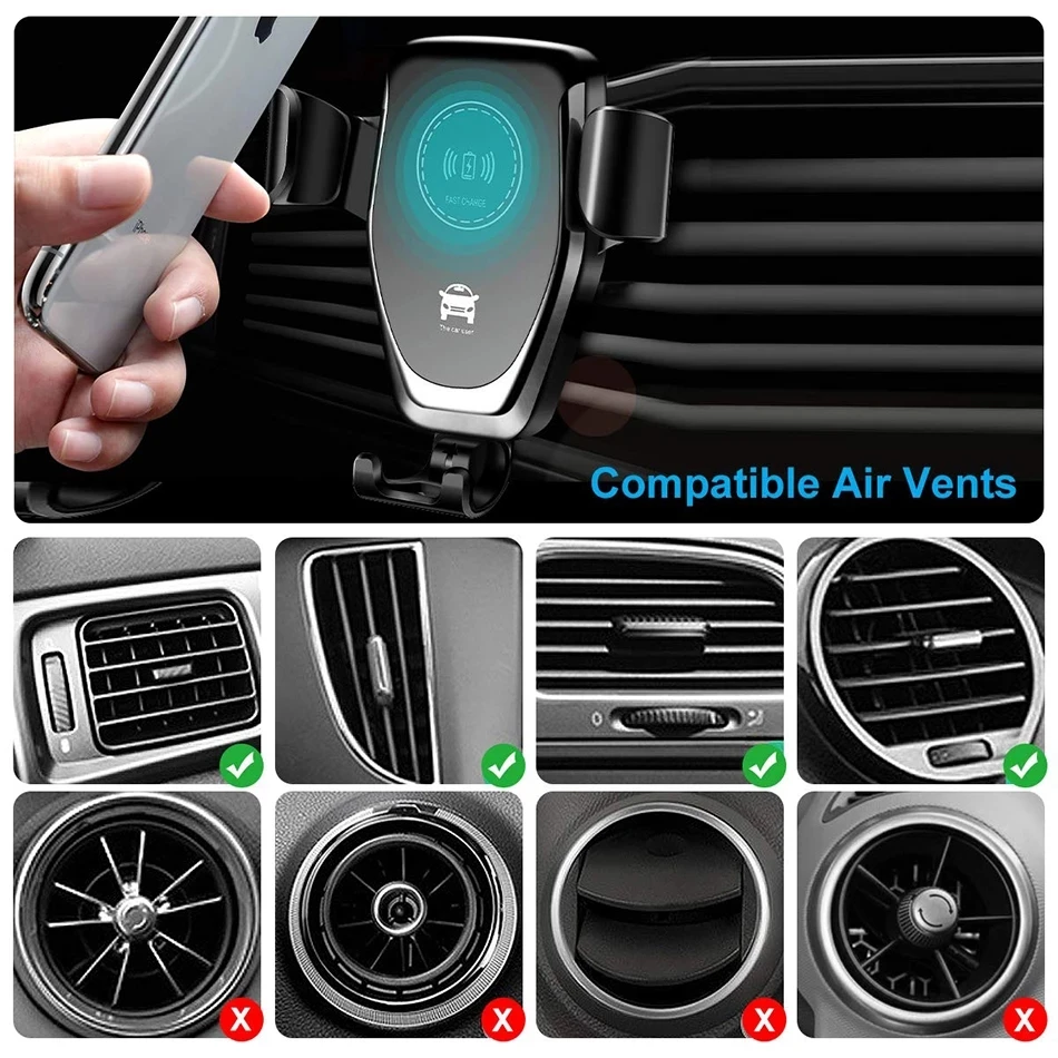 VIKEFON Wireless Car Charger A - đánh giá và giá Wireless Car Charger Mount Fast Charging