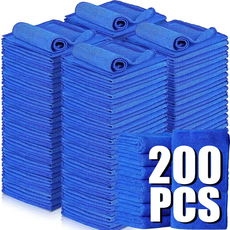 10/200PCS Microfiber Car Clean - đánh giá và giá Microfiber Car Drying Towel Super Absorbent