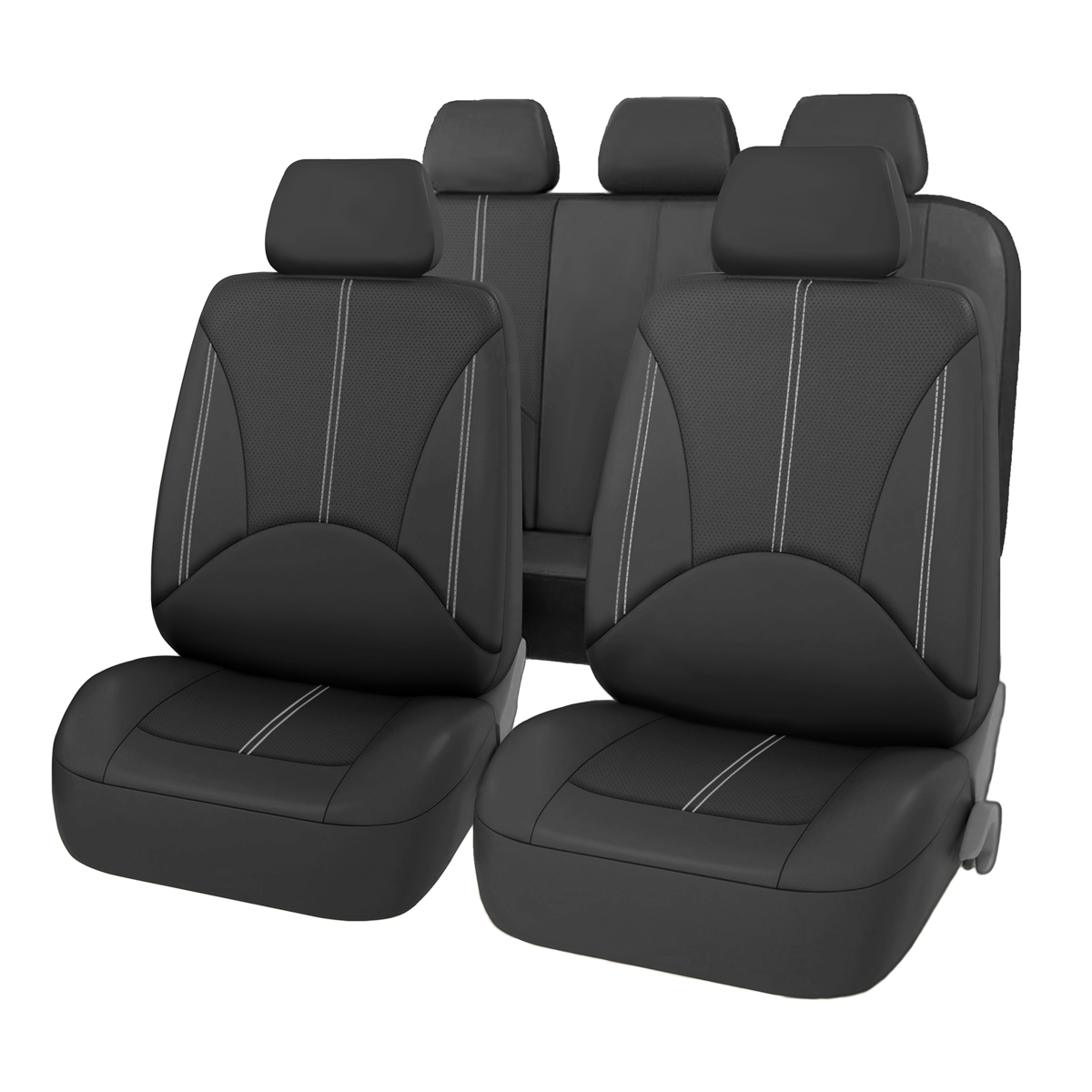Universal Set Car Seat Cover A - đánh giá và giá Leather Car Seat Covers Full Set Universal