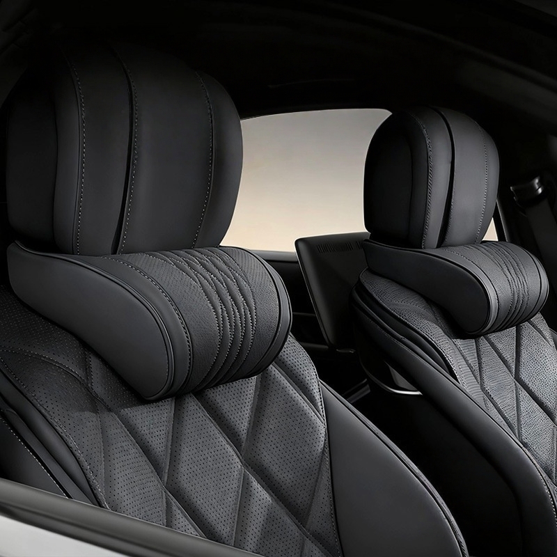 Luxurious Memory Foam Car Head - đánh giá và giá Memory Foam Car Neck Pillow Lumbar Support