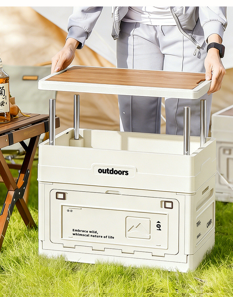 Camping Folding Storage Box Wo - đánh giá và giá Car Trunk Organizer Foldable Storage Box