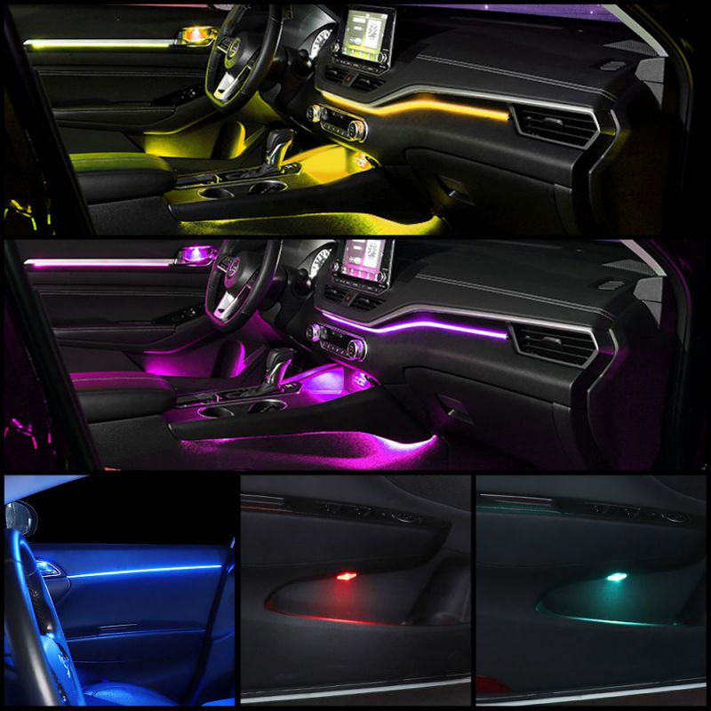 LED Car Interior Ambient Light - đánh giá và giá Led Ambient Interior Car Lights App Control