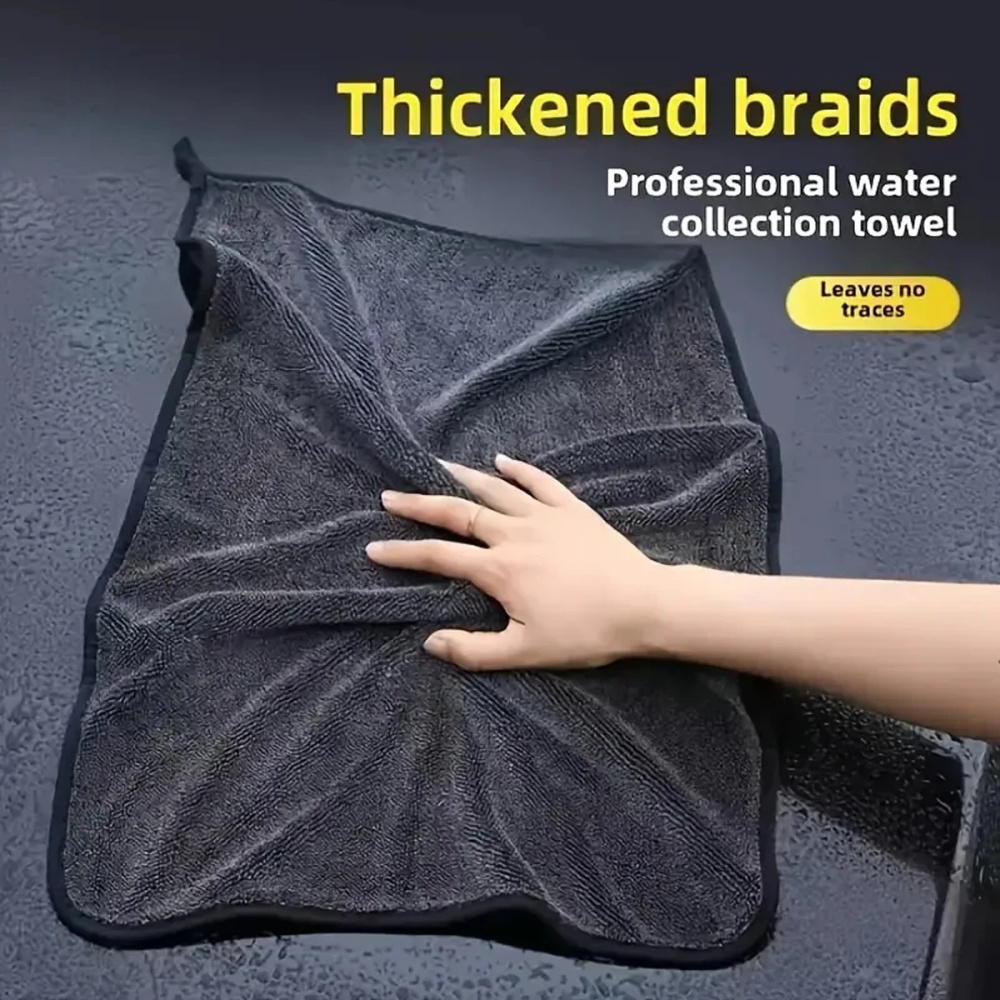 Oversized Dark Gray Car Microf - đánh giá và giá Microfiber Car Drying Towel Super Absorbent