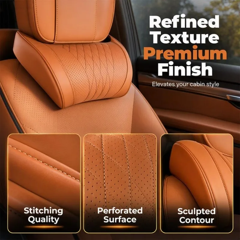 Universal Car Headrest Lumbar  - đánh giá và giá Memory Foam Car Neck Pillow Lumbar Support