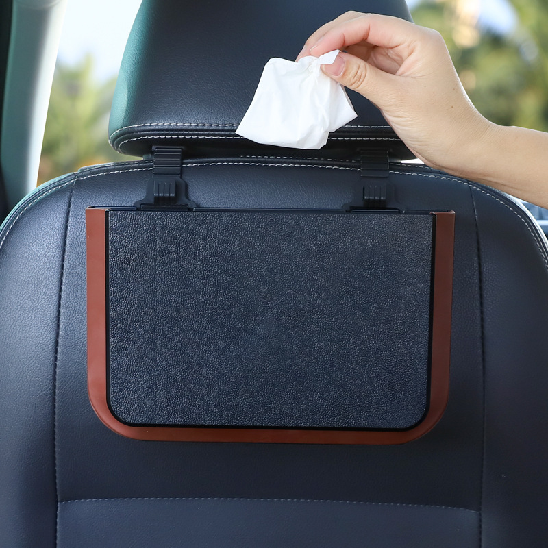 Car Trash Can Hanging Folding  - đánh giá và giá Waterproof Car Trash Can With Lid